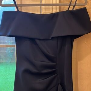 NWOT Xscape navy blue size 4 formal dress